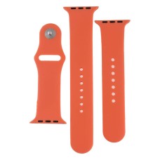 Ремінець Apple Watch 42, Watch 44, Silicone WatchBand, Papaya, Помаранчевий