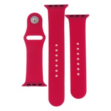 Ремінець Apple Watch 38, Watch 40, Silicone WatchBand, Dragon Fruit, Червоний