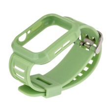 Ремінець Apple Watch 38, Watch 40, Silicone Shine Protect Case, Light Green, Зелений