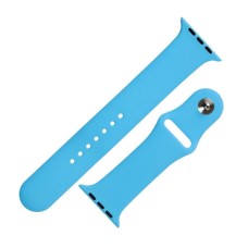 Ремінець Apple Watch 42, Watch 44, Silicone WatchBand, Sea Blue, Блакитний