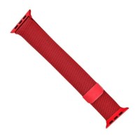Ремешок Apple Watch 38, Watch 40, Milanese loop, Красный