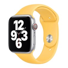 Ремінець Apple Watch 42, Watch 44, Silicone WatchBand, Жовтий