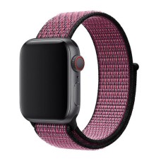 Ремінець Apple Watch 38, Watch 40, Sport Loop Band, Rose/Black, Рожевий