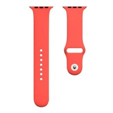 Ремінець Apple Watch 38, Watch 40, Silicone WatchBand, Кораловий