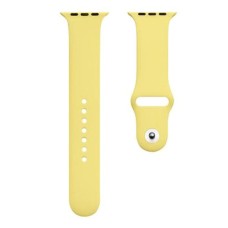 Ремінець Apple Watch 38, Watch 40, Silicone WatchBand, Canary Yellow, Жовтий