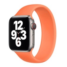 Ремінець Apple Watch 38, Watch 40, Band Silicone Mono, Помаранчевий