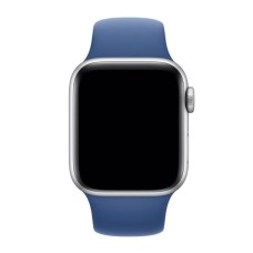 Ремінець Apple Watch 38, Watch 40, Silicone WatchBand, Blue Cobalt, Синій