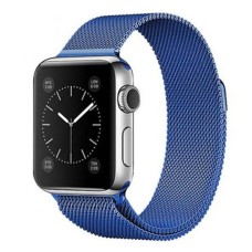 Ремінець Apple Watch 38, Watch 40, Milanese loop, Темно синій, Синій