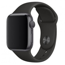 Ремінець Apple Watch 38, Watch 40, Silicone WatchBand, Чорний