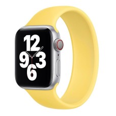 Ремінець Apple Watch 38, Watch 40, Band Silicone Mono, Жовтий