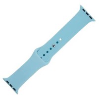 Ремешок Apple Watch 38, Watch 40, Silicone WatchBand, Sea Blue, Бирюзовый