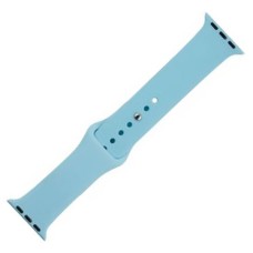 Ремінець Apple Watch 38, Watch 40, Silicone WatchBand, Sea Blue, Бірюзовий