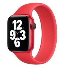 Ремінець Apple Watch 38, Watch 40, Band Silicone Mono, Червоний