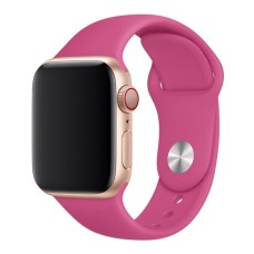 Ремінець Apple Watch 38, Watch 40, Silicone WatchBand, Dragon Fruit, Рожевий