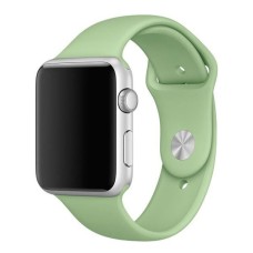 Ремінець Apple Watch 42, Watch 44, Silicone WatchBand, Spearmint, Салатовий