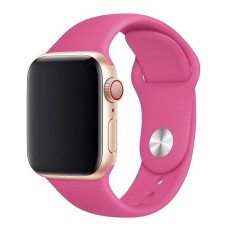 Ремінець Apple Watch 42, Watch 44, Silicone WatchBand, Dragon Fruit, Рожевий