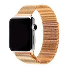 Ремінець Apple Watch 38, Watch 40, Milanese loop, Золотий