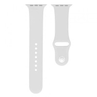 Ремешок Apple Watch 42, Watch 44, Silicone WatchBand, Белый