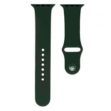 Ремінець Apple Watch 42, Watch 44, Silicone WatchBand, Forest Green, Зелений