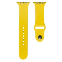 Ремешок Apple Watch 42, Watch 44, Silicone WatchBand, Canary Yellow, Желтый