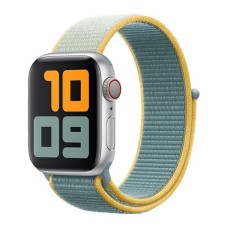 Ремінець Apple Watch 38, Watch 40, Sport Loop Band, Yellow/Green, Зелений