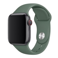 Ремінець Apple Watch 38, Watch 40, Silicone WatchBand, Pine Green, Зелений