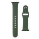 Ремешок Apple Watch 38, Watch 40, Silicone WatchBand, Pine Green, Зеленый
