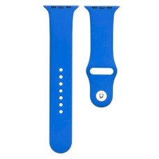 Ремінець Apple Watch 42, Watch 44, Silicone WatchBand, Vivid Blue, Синій