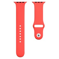 Ремінець Apple Watch 38, Watch 40, Silicone WatchBand, Camellia, Червоний