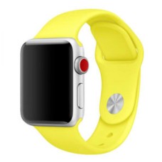 Ремінець Apple Watch 42, Watch 44, Sport Band, Лимонний, Зелений