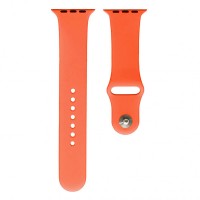 Ремешок Apple Watch 42, Watch 44, Silicone WatchBand, Оранжевый