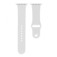 Ремінець Apple Watch 38, Watch 40, Silicone WatchBand, Білий