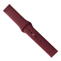 Ремінець універсальний, Silicone, Marsala, Бордовий