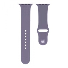 Ремінець Apple Watch 38, Watch 40, Silicone WatchBand, Lavander Grey, Лавандовий