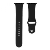 Ремешок Apple Watch 38, Watch 40, Silicone WatchBand, Черный