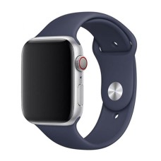 Ремінець Apple Watch 38, Watch 40, Sport Band, Темно синій, Синій