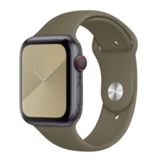 Ремінець Apple Watch 42, Watch 44, Sport Band, Хакі, Зелений