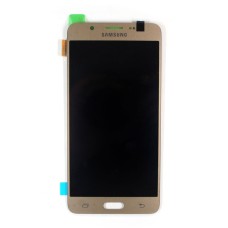 Дисплей Samsung J510 Galaxy J5, J5108 Galaxy J5 Duos, з сенсором, без рамки, TFT, Золотий