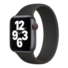 Ремінець Apple Watch 38, Watch 40, Band Silicone Mono, Темно-зелений, Зелений