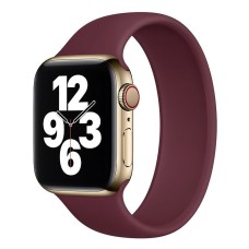 Ремінець Apple Watch 38, Watch 40, Band Silicone Mono, Бордовий