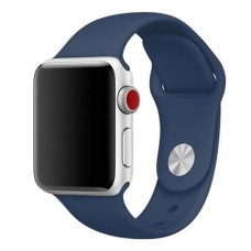 Ремінець Apple Watch 42, Watch 44, Silicone WatchBand, Horizont Blue, Синій