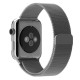 Ремінець Apple Watch 38, Watch 40, Milanese loop, Світло сірий, Сірий
