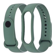 Ремінець Xiaomi Mi Band 5, Mi Band 6, Silicone Band, Сіро-Зелений, Зелений