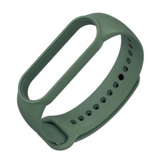 Ремінець Xiaomi Mi Band 3, Mi Band 4, Silicone Band, Dark Green, Зелений