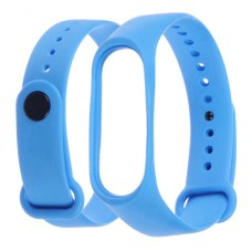 Ремінець Xiaomi Mi Band 3, Mi Band 4, Silicone Band, Блакитний