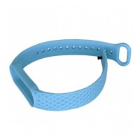 Ремешок Xiaomi Mi Band 5, Mi Band 6, Silicone, Голубой
