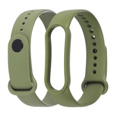 Ремінець Xiaomi Mi Band 5, Silicone Band, Темно-зелений, Зелений