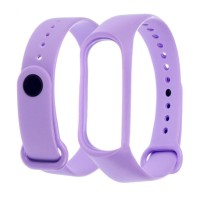 Ремешок Xiaomi Mi Band 3, Mi Band 4, Silicone Band, Лавандовый