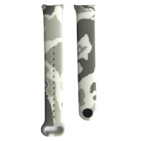 Ремешок Xiaomi Mi Band 8, Camouflage, White-Grey, Белый