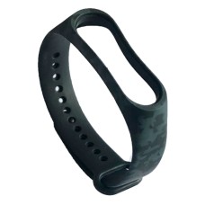 Ремінець Xiaomi Mi Band 3, Mi Band 4, Camouflage, Black-Dark Grey, Чорний